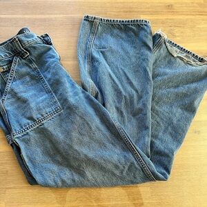 Baggy GAP Classic Blue Wide Leg  carpenter menuisier Jeans. Teen 16